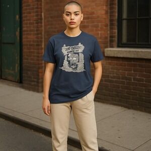 Port & Company Camp Gorsuch Zombie Graphic‎ Print T-Shirt Large